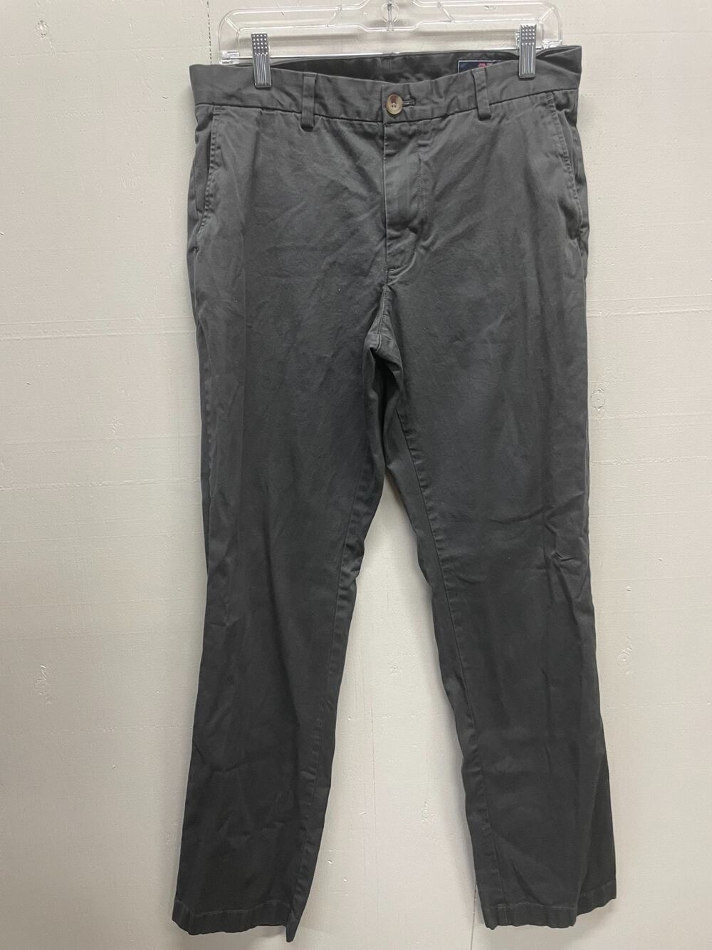 Vineyard Vines Men's Performance Chino Pants 32x34 Breaker Pant Charcoal Gray